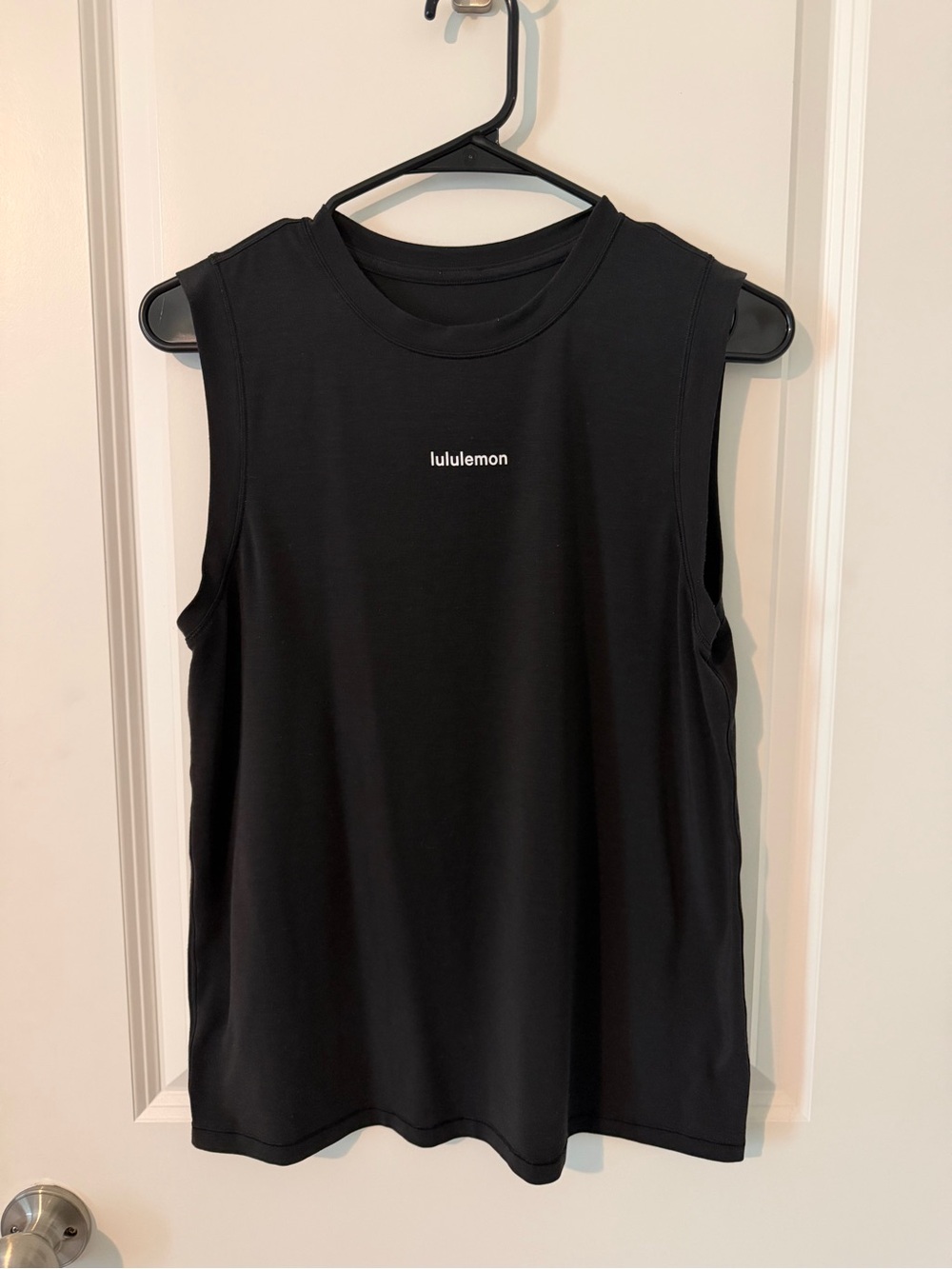 Black Lululemon muscle tank